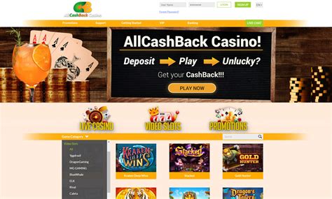 Allcashback casino bonus