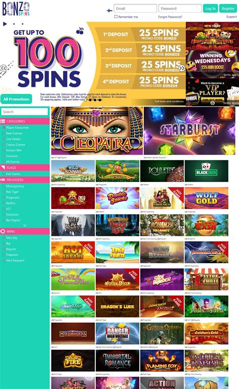 Bonzo spins casino Nicaragua