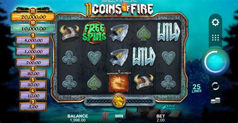 Jogar 11 Coins Of Fire com Dinheiro Real