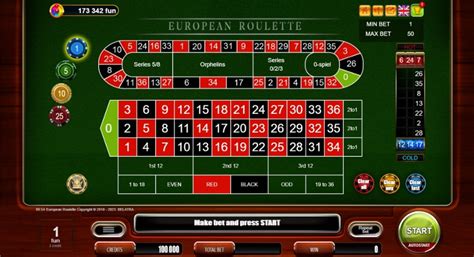 Jogar European Roulette Belatra Games no modo demo