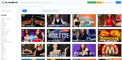 Playbetr casino online
